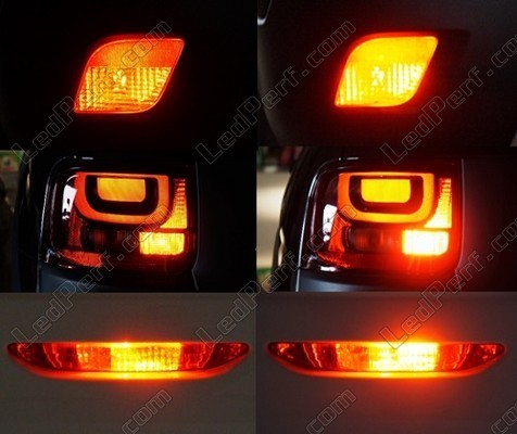 Led Zadná Hmlovka Citroen Berlingo 2012 pred a po