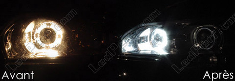 LED parkovacie svetlá biely xenón Citroen C5 II