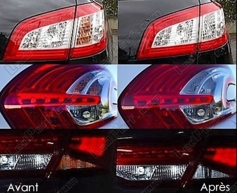 Led zadné blinkre Citroen Saxo pred a po