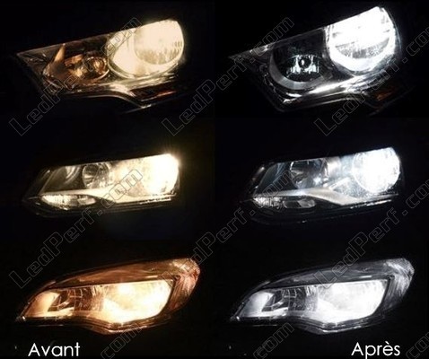 LED Svetlomety Mercedes Triedy C (W203) Tuning