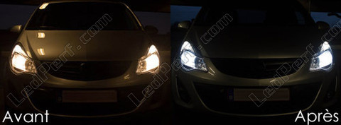 LED Stretávacie svetlá Opel Corsa D