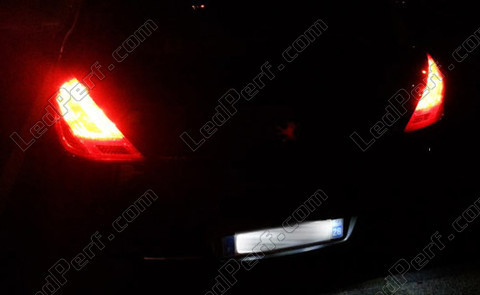 LED registračná značka Peugeot 308 Tuning