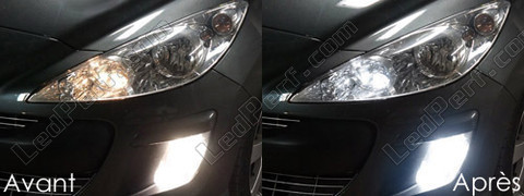 Hmlovky LED Peugeot 308