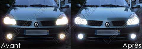 LED svetlomety Renault Clio 2 Tuning