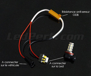 Žiarovka s LED H11 - 6000K Xenón s možnosťou Anti-chyby OBD