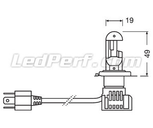 Kit LED žiaroviek H7 Osram Night Breaker Schválené - 64210DWNB