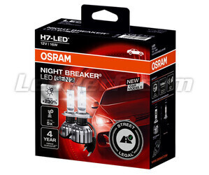 Kit Ampoules H7 LED Osram Night Breaker GEN2 Homologuées - 64210DWNBG2