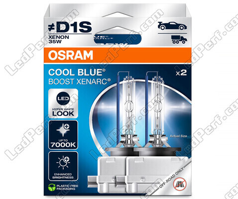 Žiarovky Xenon D1S Osram Xenarc Cool Blue Boost 7000K ref: 66140CBB-H2B v balení po 2 žiarovkách