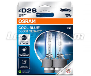 Žiarovky Xenon D2S Osram Xenarc Cool Blue Boost 7000K ref: 66240CBB-2HB v balení po 2 žiarovkách