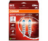 Balíček 2 H1 žiaroviek Osram Night Breaker Laser +150% - 64150NL-2HB