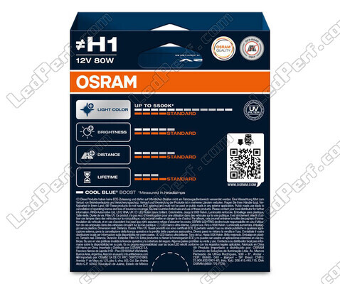 Balíček 2 H1 žiaroviek Osram Cool Blue Boost - 5 500K - 62150CBB-2HB