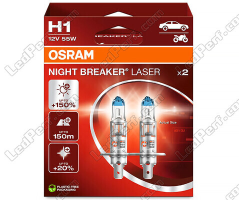 Balíček 2 H1 žiaroviek Osram Night Breaker Laser +150% - 64150NL-2HB