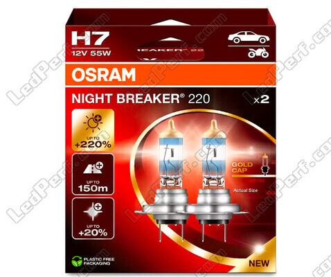 H7 žiarovky OSRAM Night Breaker® 220 - 64210NB220-2HB - Duo Box