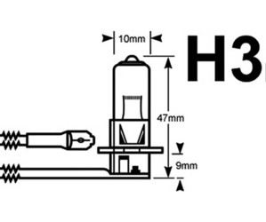 Ampoule à leds H3 - 6000K