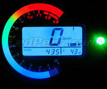 Sada LED pre prístrojovú dosku - typ 2 - pre Kawasaki Z750 (2004 - 2006) Mod. 2003-2006