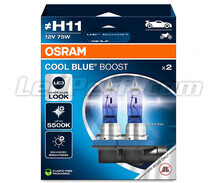 Balíček 2 H11 žiaroviek Osram Cool Blue Boost - 5500K - 62211CBB-2HB