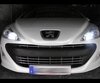 Balíček LED pozičných svetiel a denných svetiel (biely xenón) pre Peugeot 308 / RCZ