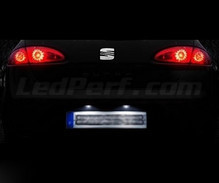 Pack LED (čisto biela 6000K) zadná registračná značka pre Seat Leon 2 FACELIFT (Restylovaná > 05/2010)