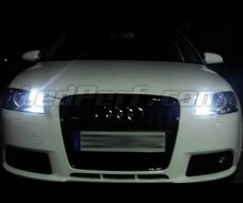 Balíček LED pozičných svetiel (biely xenón) pre Audi A3 8P