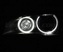 Balíček LED angel eyes H8 (čisto biela 6000K) pre BMW X5 (E70) - Štandard