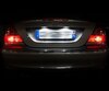 Pack LED (čisto biela 6000K) zadná registračná značka pre Mercedes CLK CLK (W209)