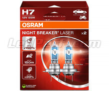 Balíček 2 H7 žiaroviek Osram Night Breaker Laser +150% - 64210NL-2HB