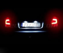 Pack LED (čisto biela 6000K) zadná registračná značka pre Skoda Fabia 2 Facelift