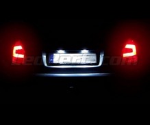 Pack LED (čisto biela 6000K) zadná registračná značka pre Skoda Fabia 2 no-facelift