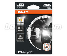 Oranžové W5W / WY5W LED žiarovky Osram LEDriving® SL - W2.1x9.5d