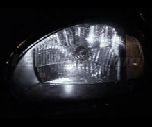 Balíček LED pozičných svetiel (biely xenón) pre Opel Corsa B