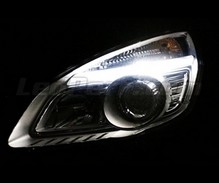 Sada LED pozičných svetiel (biely xenón) pre Renault Scenic 2