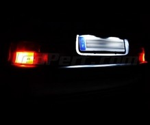 Pack LED (čisto biela) zadná registračná značka pre Citroen Saxo