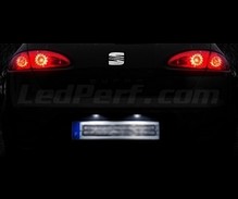 Pack LED (čisto biela 6000K) zadná registračná značka pre Seat Leon 2 NO-FACELIFT