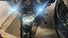 Led Royal Enfield Scram 411 2023 Black, Gray Tuning