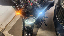 Led Royal Enfield Scram 411 2023 Black, Gray Tuning